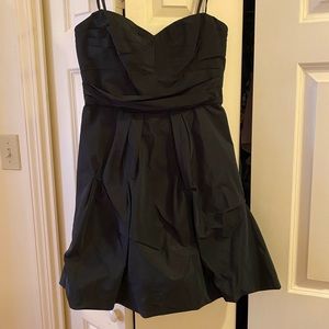 Black BCBG Sweatheart Neckline Cocktail Dress
